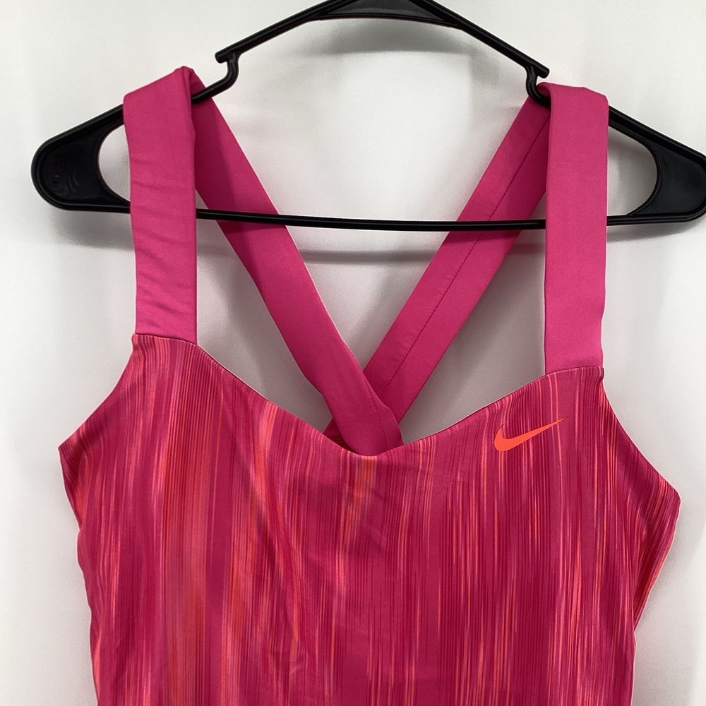 Ladies Nike Printed Tanika Top Red/pink XL 523414-665 - Picture 5 of 12